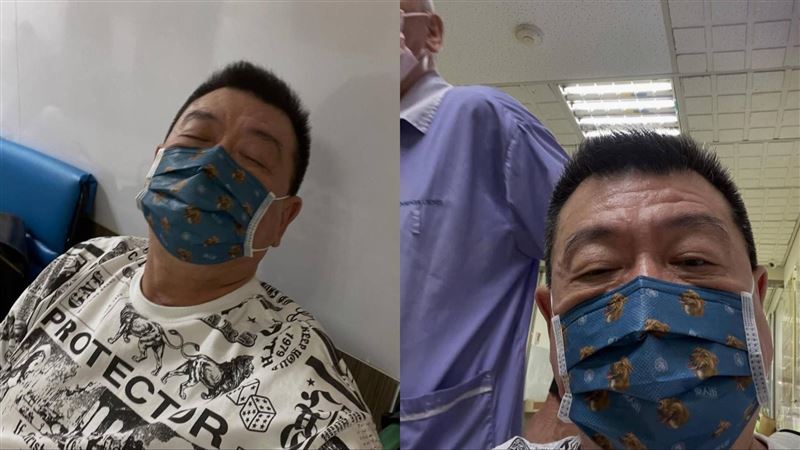 孫德榮病倒送醫。（圖／翻攝自臉書）