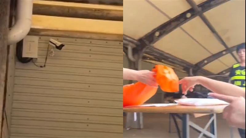 安檢爭議，女子也公佈當時拍下的畫面。（圖／翻攝抖音奶茶三分堂與微博ChiWu_Vision）