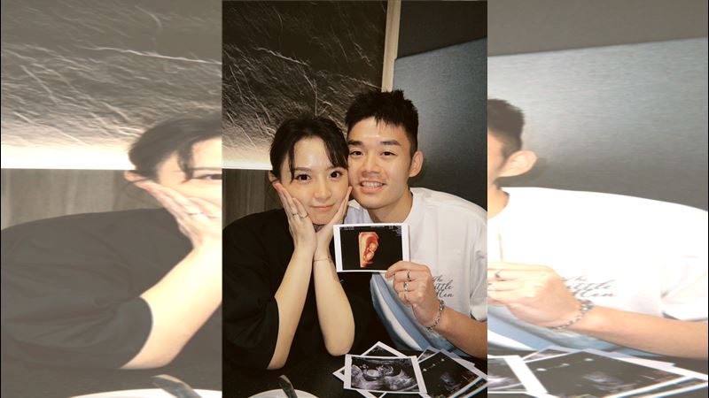 王齊麟在中秋節分享喜訊，將和老婆陳詩媛（十元）迎來新生命。（圖／翻攝自王齊麟Threads）
