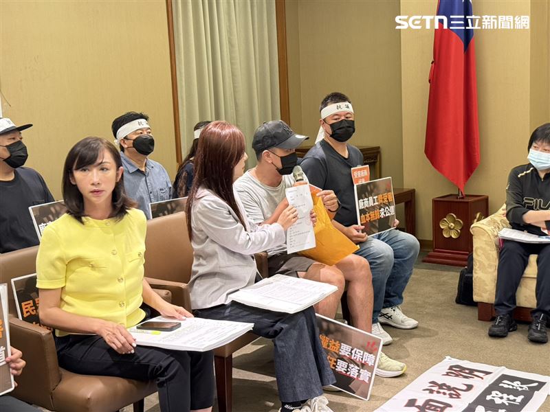 全真瑜珈有氧教練分享高層好友與宋姓負責人調解時，當面被槍聲「我名下沒財產，你能拿我怎樣」。（圖／記者李育道攝影）
