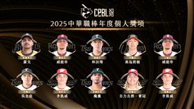 中華職棒年度個人獎項得主。（圖／中華職棒提供） 