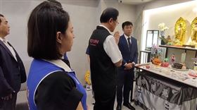 林鴻森,張善政,拈香,救災,敗血症（圖／民眾提供）