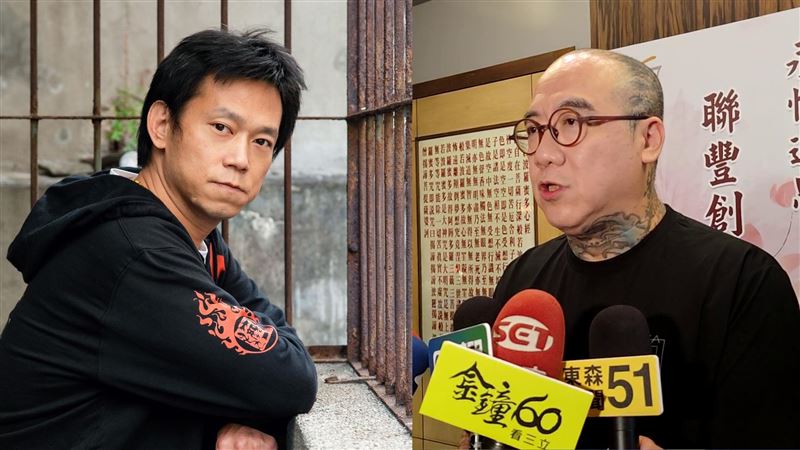 與他情同手足的好友、殯葬業者「鋼鐵爸」親手操辦好友的後事，今天罕見在臉抒發文怒斥到靈堂偷拍的民眾。（圖／截圖新聞畫面）