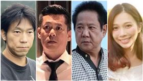 由左至右，顏正國、汪建民、馬如龍、仿妝夭后 Yui（圖／翻攝自4人臉書）