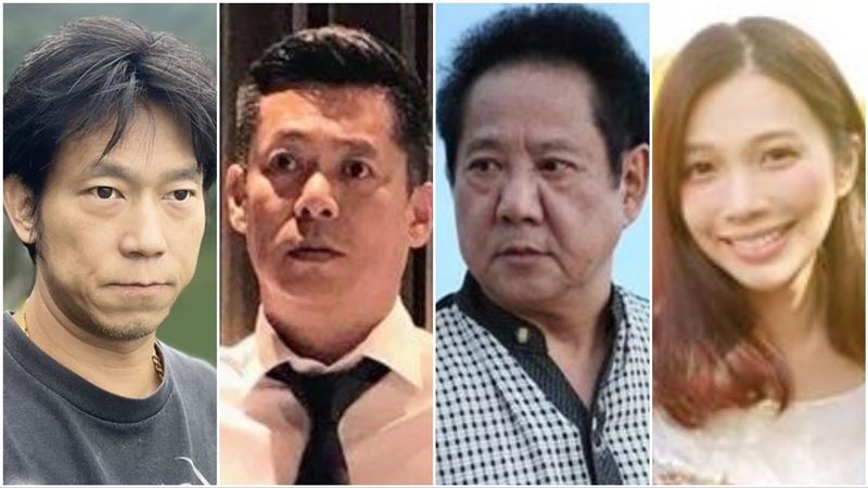 由左至右，顏正國、汪建民、馬如龍、仿妝夭后 Yui（圖／翻攝自4人臉書）
