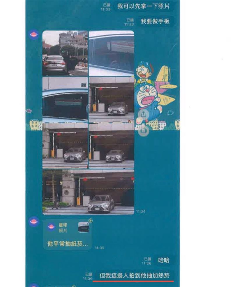 李正皓出示截圖，「王鴻薇，我獨家掌握妳親自操控聯合報抹黑潘孟安的鐵證，我也掌握你助理張凱維與狗仔集團合作的鐵證，請妳道歉下台」。（圖／翻攝自李正皓臉書）