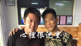 賓賓哥上傳顏正國（右）生前合照（圖／翻攝自江建樺臉書）