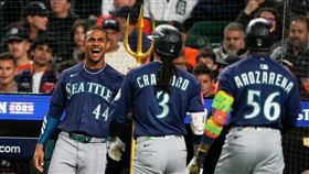 西雅圖水手單場3轟。（圖／美聯社／達志影像）