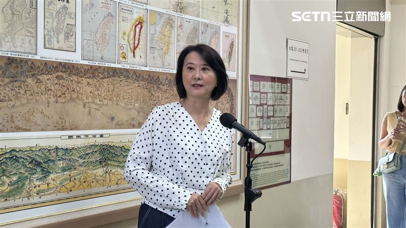 立委王鴻薇出面受訪回應狗仔風波。（圖／記者詹宜庭攝影）