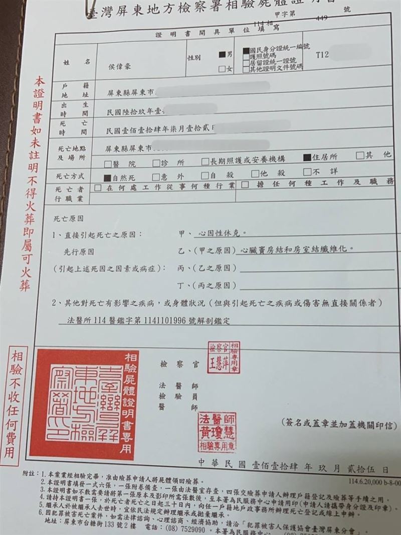 健身網紅KING猝逝，團隊公開相驗報告（圖／翻攝自Threads @manking_king）