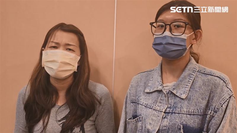 林姓鐵工為了保護女童身中2刀，一度危及性命，他的妻女首度露面受訪。（圖／翻攝畫面）