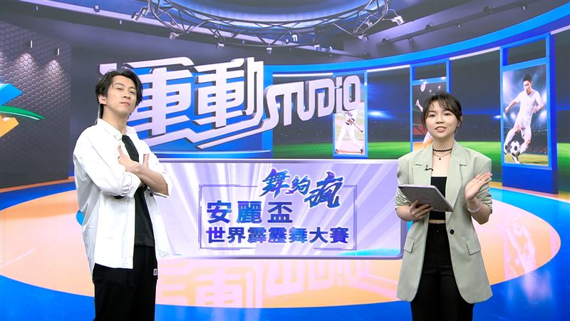 陳漢典(左)擔任客座主播，與主播王孜妤(右)聯手主持。（圖／安麗提供）