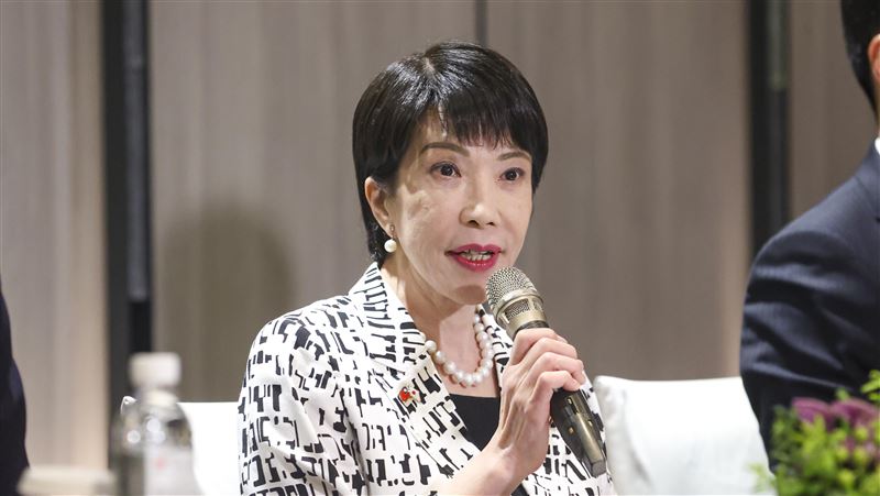 高市早苗當選自民黨總裁，但她的首相之路，卻因為公明黨有意拆夥而蒙塵。中央社記者鄭清元攝 114年4月28日