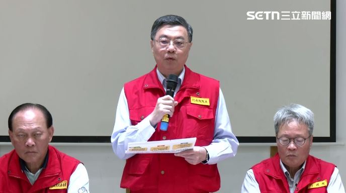 卓榮泰赴花蓮勘災，強調現在是要救災不是究責（圖／翻攝畫面）