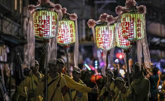 獨腳太子衝河救孤魂  太子忠孝文化季登場