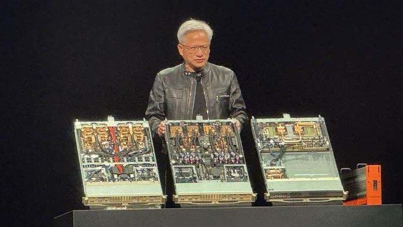 NVIDIA在年度AI大會 NVIDIA GTC 登場前夕宣布重大投資計畫,將分別向美國光通訊廠Coherent與Lumentum各投資20億美元,用於支持相關研發、營運與產能擴充,以協助擴建美國本土製造能力,並伴隨數十億美元的採購承諾,進補台廠供應鏈。(圖/記者師瑞德攝影)