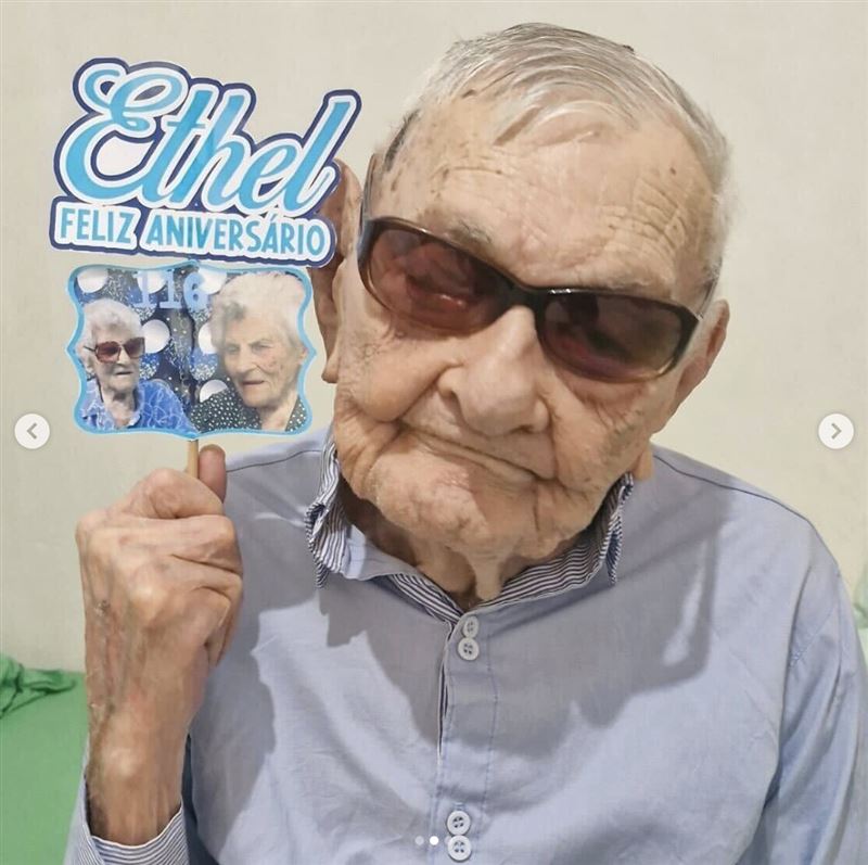 巴西人瑞內托（Jo&atilde;o Marinho Neto）迎來113歲生日，為目前全世界最長壽的男性。（圖／翻攝guinnessworldrecords IG）