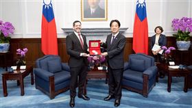 總統賴清德接見巴拉圭共和國眾議院議長拉多雷一行（圖／總統府提供） 