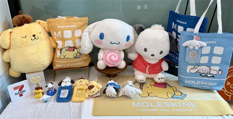 7-ELEVEN「Moleskine x Sanrio夢幻聯名」集點活動開跑。（圖／品牌業者提供）