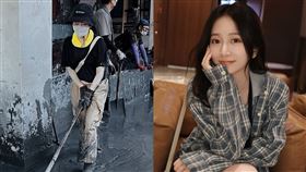 篠崎泫戴水晶甲救災挨酸（圖／翻攝自篠崎泫IG）