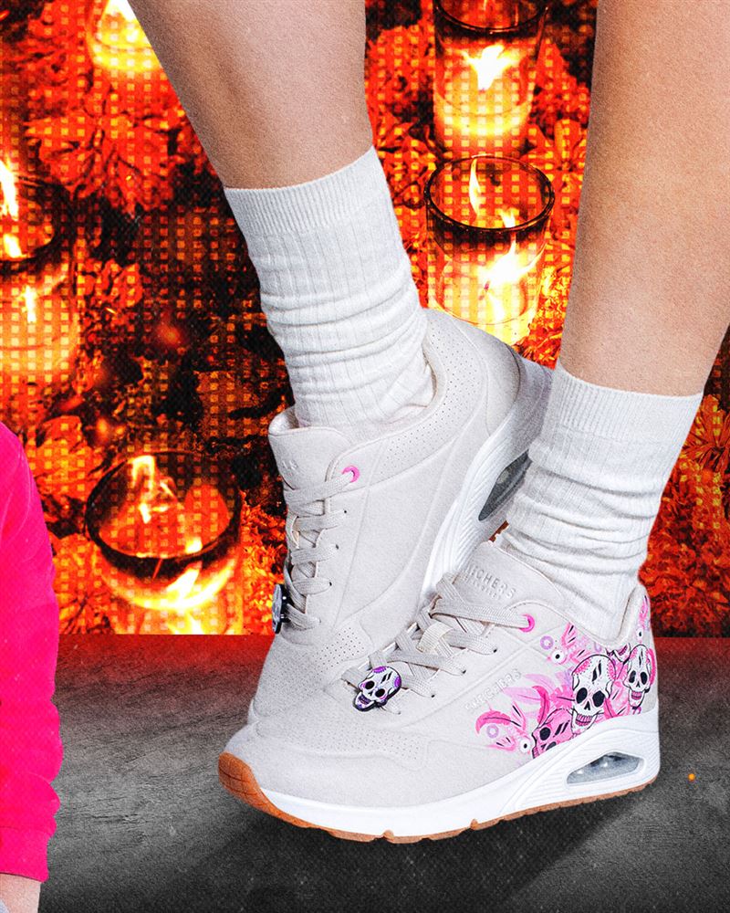 SKECHERS秋季祭出UNO「萬靈節 Día de Muertos」主題系列限量鞋款。（圖／品牌業者提供）