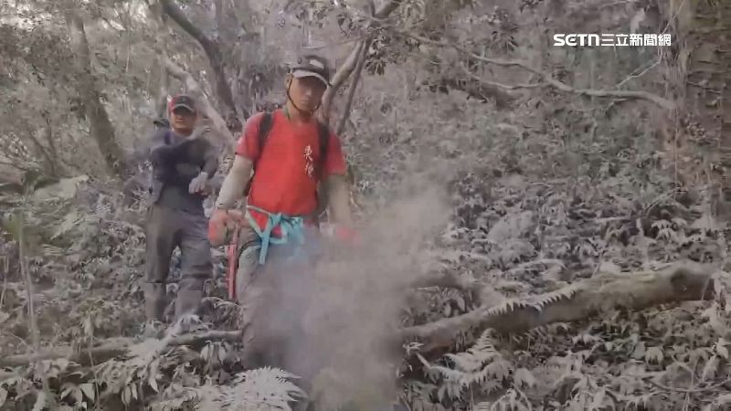 馬太鞍堰塞湖粉塵遮天　特遣隊：宛如末日