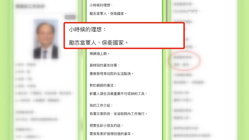季連成小時候理想就是當軍人保衛國家