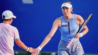 直落二扳倒第六種子　詹皓晴攜搭檔晉8強