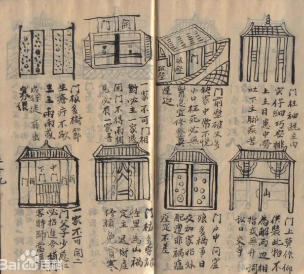 《魯班書》並非人人能懂，書中大量的圖形與隱喻。（圖／翻攝自百度百科）