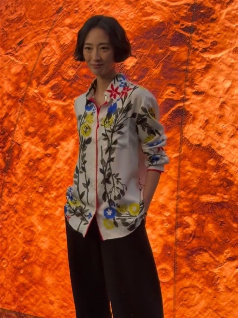 桂綸鎂生圖曝光。（圖／翻攝自微博）