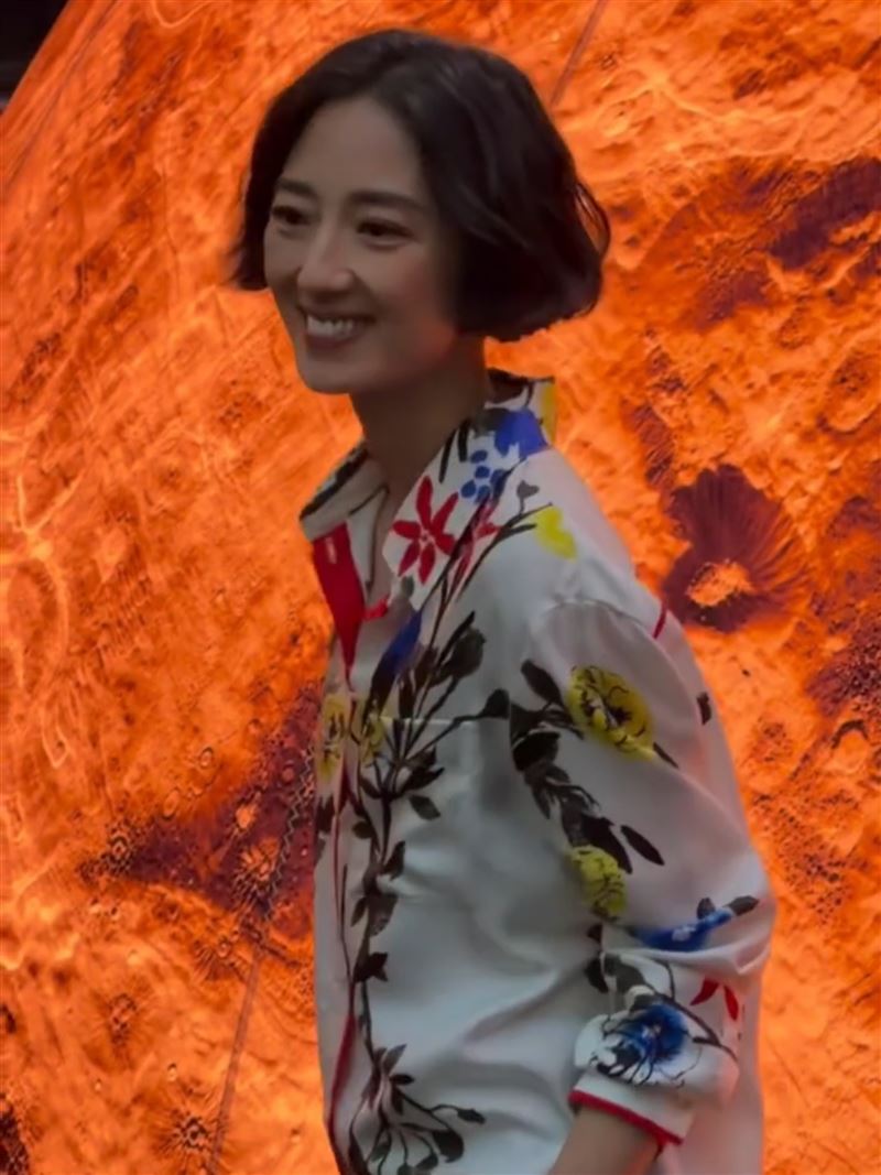 桂綸鎂生圖曝光。（圖／翻攝自微博）