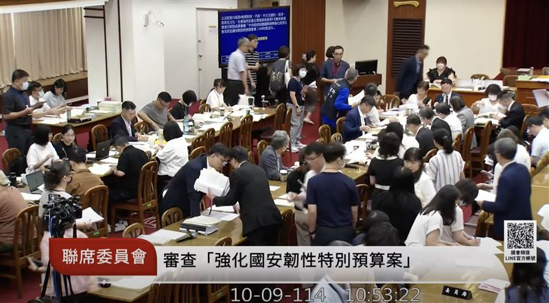 韌性特別預算案初審通過。（圖／翻攝自國會頻道）