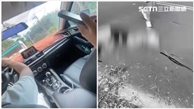 台南市左鎮區,騎士,單車,彎道,跑山,無照,二寮（圖／翻攝畫面）