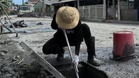 泱泱（吳泱潾）她在中秋連假期間低調前往災區協助清淤，事後分享救災過程。（圖／翻攝自泱泱IG）