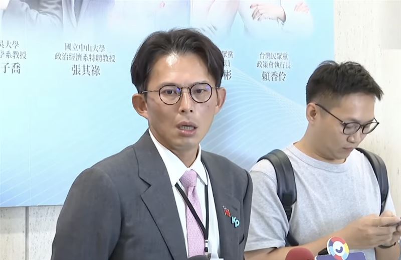 對於張景森痛批「應該要下地獄」，黃國昌反擊「沒格局發言」。（圖／翻攝自民眾黨直播）