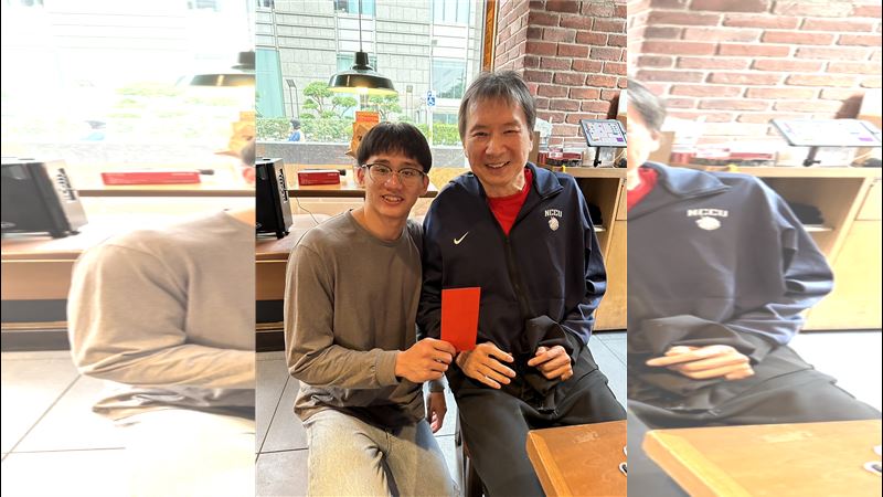 政大雄鷹籃球隊創辦人暨領隊姜豐年捐出一百萬台幣，供花蓮光復洪災災後恢復暨重建之用，其中50萬元將由出身花蓮、效力新北國王的林彥廷擔任「指揮官」，規劃執行後續「籃球愛原鄉」活動。（圖／政大雄鷹提供）