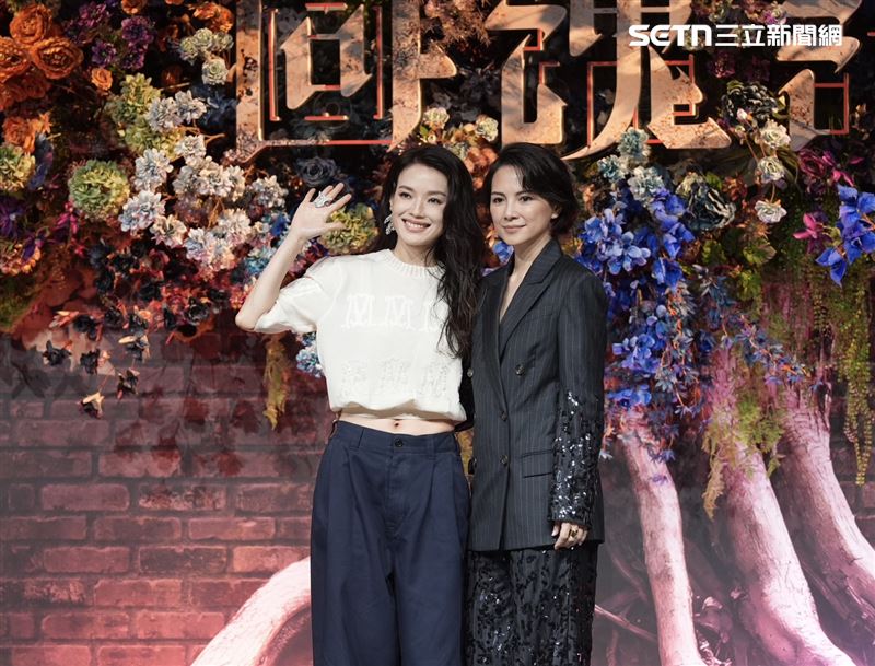 舒淇、李心潔出席《回魂計》首映。（圖／記者鄭孟晃攝影）