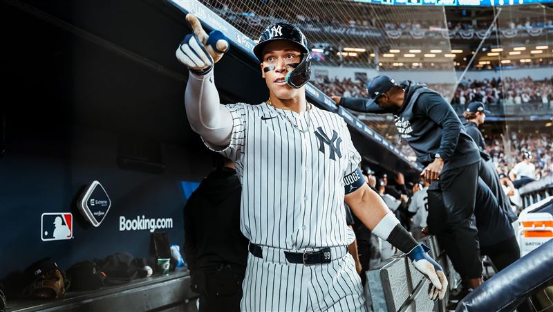 紐約洋基球星「法官」賈吉（Aaron Judge）本季繳出史詩級表現，更洗刷自己季後賽軟手臭名，但球隊仍提前遭淘汰。（圖／翻攝自X平台 @Yankees）