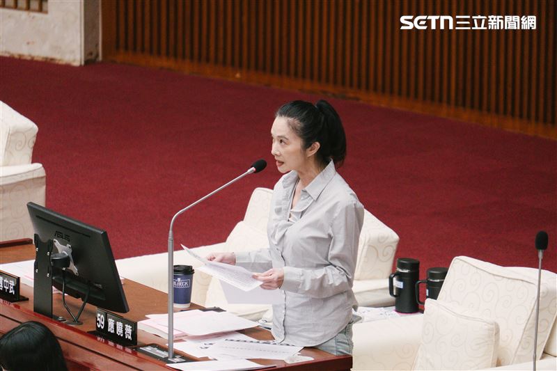 應曉薇喊話蔣萬安「便當會千萬別找我」。（圖／記者楊士誼攝影）