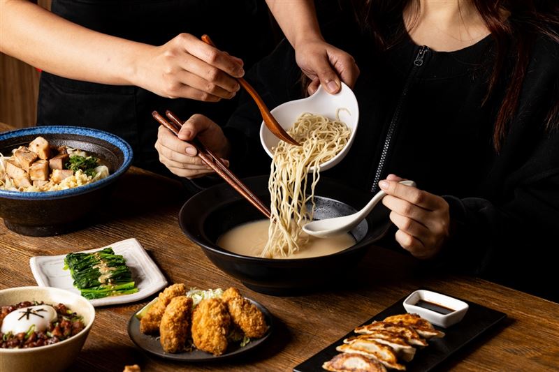 樂麵屋可免費加麵。（圖／樂麵屋提供）