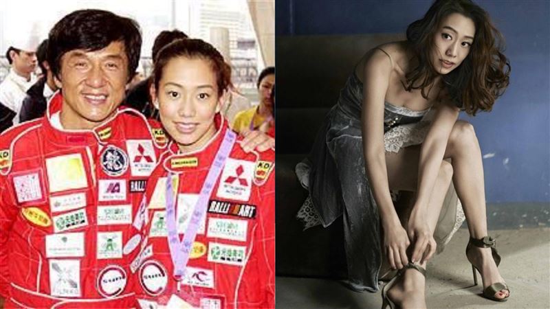 吳辰君17歲就被成龍選中，讓她出演了電影《警察故事4之簡單任務》，一雙長腿非常吸晴。（圖／翻攝自微博）