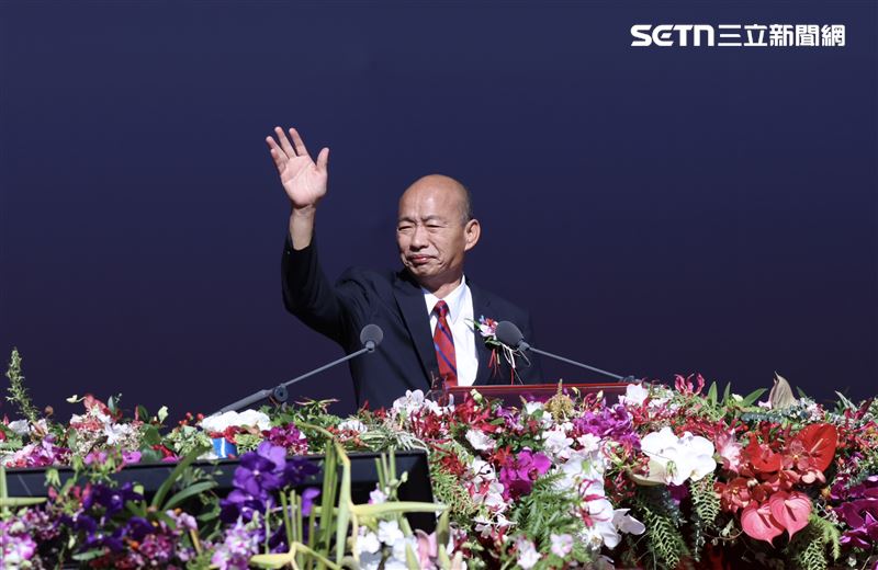 韓國瑜出席中華民國114年國慶典禮。（圖／記者鄭孟晃攝影）