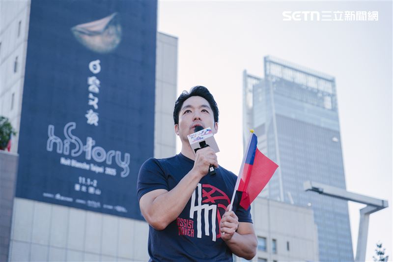 蔣萬安出席114年國慶升旗暨慶祝活動。(圖／記者楊士誼攝影)