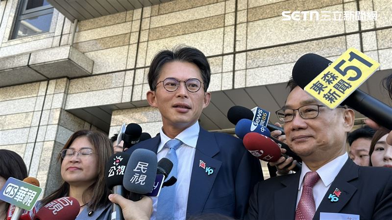 黃國昌國慶典禮受訪。（圖／記者詹宜庭攝影）