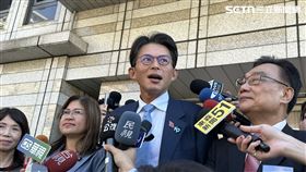 黃國昌國慶典禮受訪。（圖／記者詹宜庭攝影）