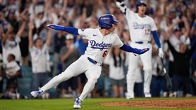 道奇2：1再見費城人闖進國聯分區冠軍賽。（圖／美聯社／達志影像）