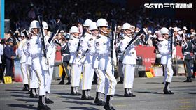 國慶大會三軍樂儀隊（圖／記者鄭孟晃攝影）