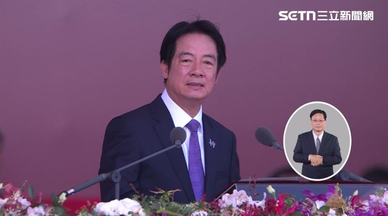 總統賴清德國慶演說喊51次台灣、4次中華民國、2次中華民國台灣