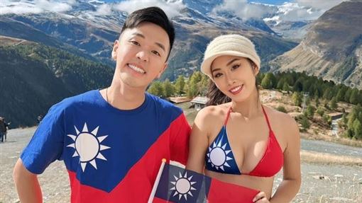 男星曬辣妻國旗比基尼照　越出國越想家