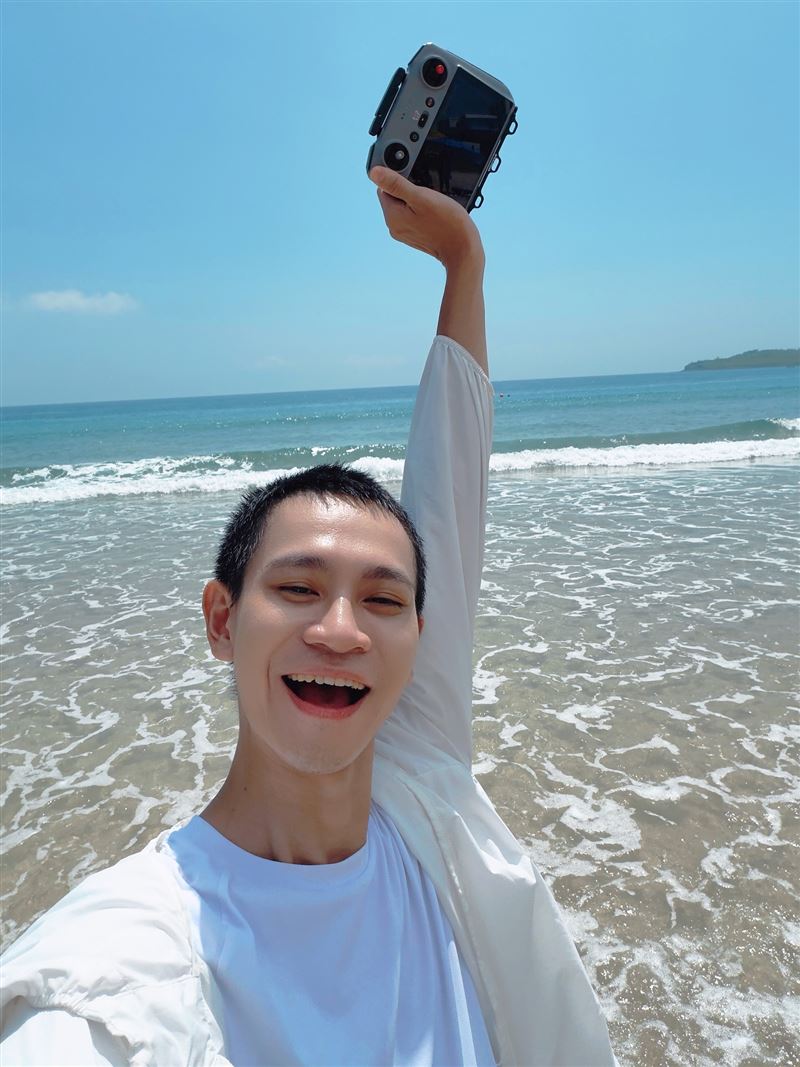 Andy老師在IG上與粉絲分享到澎湖玩的照片。（圖／翻攝自IG @andy1994x）